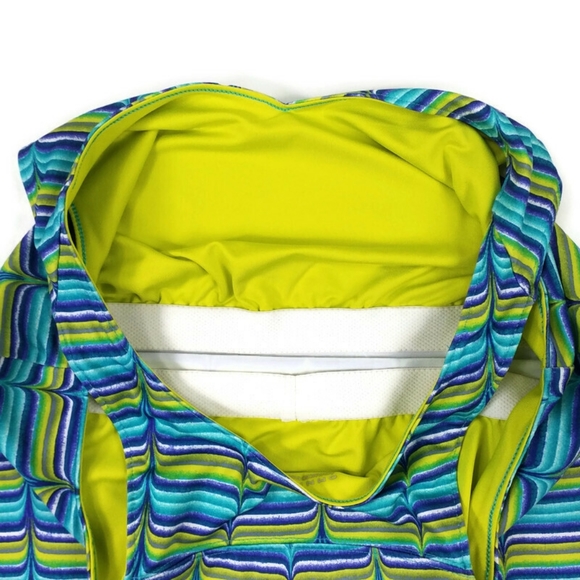 Columbia Omni-Wick Siren Splash II Blue Multi Athletic Outdoor Tank Top - Picture 5 of 8